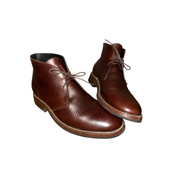 Thursday Scout Brown Leather Boots Size 9.5 - Picture 1 of 10